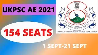 UKPSC AE 2021 vacancy out || Uttarakhand Assistant Engineer 2021