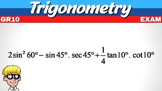 Exam Trigonometry Grade 10