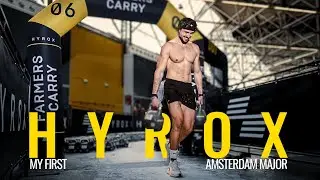 HYROX: I SURVIVED! MY FIRST EVER SINGLE MEN RACE | AMSTERDAM MAJOR