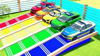 DACIA, VOLSKWAGEN, FORD, AUDI, BMW POLICE CARS  EMERGENCY TRANSPORT ! FS22
