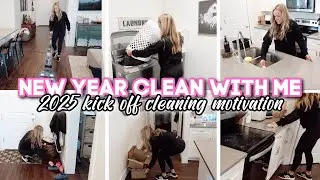 NEW YEAR CLEAN WITH ME // 2025 Kick Off