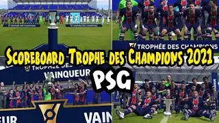 PES 2017 Scoreboard Trophée des Champions 2021