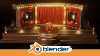 Making a Magician Stage in Blender 2.8 using EEVEE
