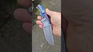 Short Midgards-Messer Baby Valhalla Timaskus Damasteel