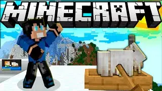 Andei de BARCO com uma CABRA no Minecraft ! MINE CONQUEST 2.0 #05