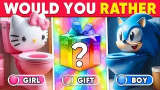 Would You Rather... Girl or Boy or Mystery Gift Edition ❤️💙🎁 Fox Quiz