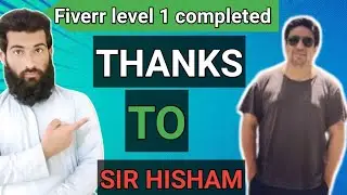 fiverr level 1 completed  thanks to @HishamSarwar