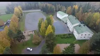 Oulainen ilmakuvaa, Lehtopään koulu 27.9.2017