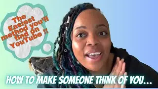 How To Make Someone Think of You 💭 Without Reaching out | The Easiest Method @WanderingSparrowTarot