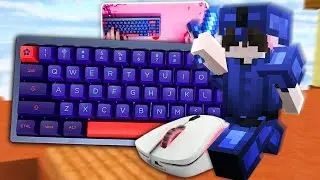 Custom Keyboard + Mouse Sounds ASMR | Hypixel Bedwars