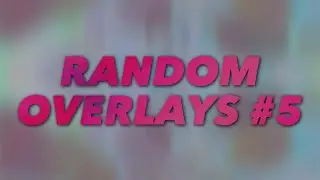 Overlay Pack #5 - Glitches & Light Leaks