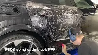 RSQ8 goes gloss to satin black - Toronto