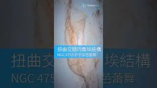 扭曲交錯的塵埃結構 - NGC 4753 的宇宙芭蕾舞