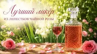 Ликёр из чайной розы. Самый вкусный ликёр. Настойка на лепестках чайной розы. Простой рецепт.