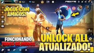 ⚠️FUNCIONANDO TODOS OS MODOS😱 UNLOCK ALL FUNCIONANDO EM PARTIDA(JOGUE COM AMIGOS com TUDO LIBERADO)!