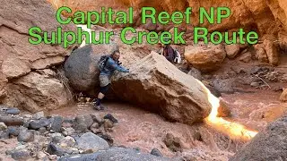 Capital Reef NP: Sulphur Creek Route w/ GPS track download