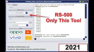 Oppo Realme Unlock tool | Mediatek Auth Tool v2.0 By yakub Ali