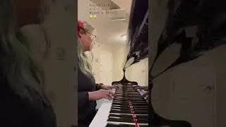 Soundcheck for 4/1 concert playing an old original “Undertowe”