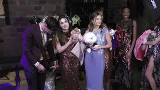 the pet gala with a dog fashion show with designs from the met gala  at nyfw  with anthony rubio pet