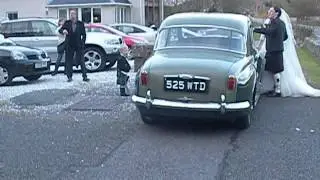 The Happy Couple Arrive
