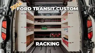 2024- Ford Transit Custom Ply Van Racking - Work Van Shelving Ideas