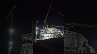 Монтаж металлоконструкций здания театра оперы и балета в Севастополе 