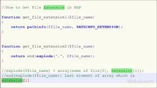 How to Get File Extension in PHP