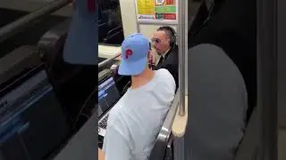 Rapper really records on the train 💀 @Tawobi