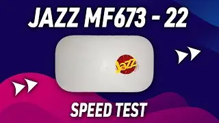 Jazz MF673 - 22 New Model Internet Speed Test | Jazz MF673 - 22 Speed Test Jazz Network KING SOFTWAR