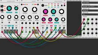 VCV challenge: the 3 modules patch