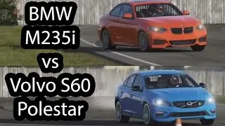 2015 BMW M235i vs Volvo S60 Polestar Top Gear