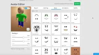 Roblox How To Look Like Baldi