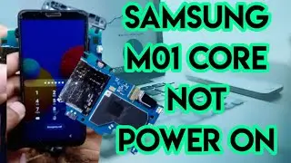 Samsung M01 core (m013f) not power on | power button not working 