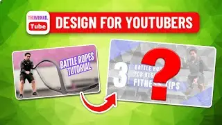 Design a Battle Ropes Tutorial Thumbnail for KevTheTrainer  | Free Design For Youtubers