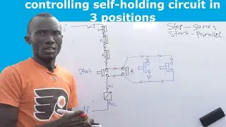 controlling circuit in more than one position | self-holding circuit | whiteboard explanation