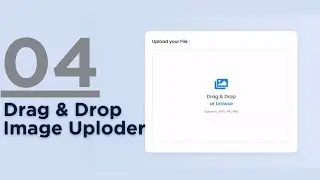 Part 1 Drag & Drop Or Browse  File Upload Feature Using HTML CSS & JavaScript