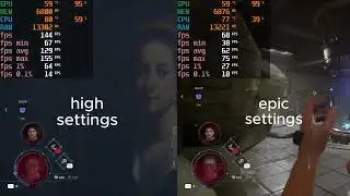 Deceit 2 - 1080p high settings VERSUS 1080p epic settings