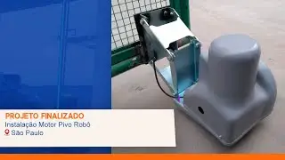 Instalação Kit Motor Para Portão Pivotante Robô Nice Peccinin