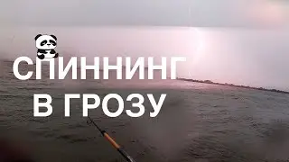 Ловля на Спиннинг в Грозу | Сверкают Молнии