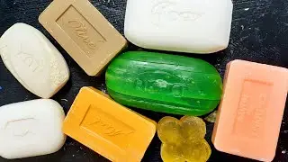Dry soap cutting ASMR/Satisfying and relaxing video .ASMR Soap🌈🍀