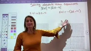 5.5 H Solving absolute equations by graphing