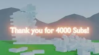 Thank you all for 4000 Subs! | Blender Animation