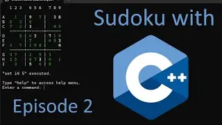 Let's Make Sudoku! Building the Board (C++ Beginner Tutorial, Ep. 2)
