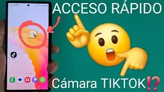 📱📸 Como CREAR un ACCESO DIRECTO a la CÁMARA de TIKTOK 🚀