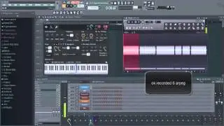Fl Studio - Automatic Arpeg Audio to Mid (edison convert dump score)