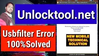 Unlocktool.net Monitoring software are detected on system Please UsbDkEUsbHubFilter then restart