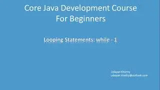 04. Looping Statements while 1
