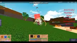 ROBLOX - Elemental Battlegrounds Top 3 Beginner Combos!
