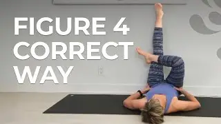 How to Do the Figure 4 Stretch or Thread the Needle Yoga Pose the Correct Way