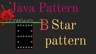 Print   B Alphabet Star Pattern in java l 